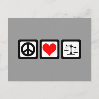 Justizwesen Postkarte