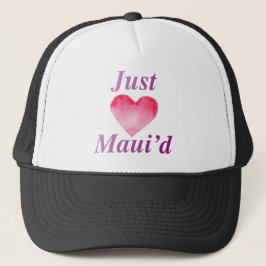 JustMauidHeart gerade Maui'd Truckerkappe