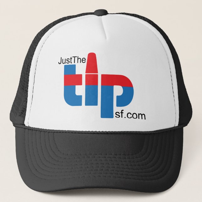 JustTheTipSF.com Truckerkappe (Vorderseite)
