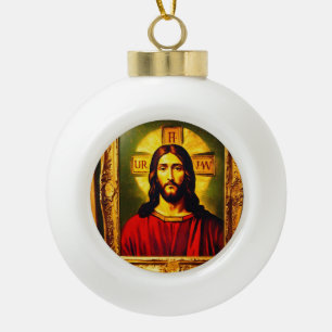 Jusus Lord Keramik Kugel-Ornament