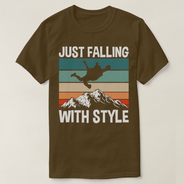 Jut fällt mit Stil T-Shirt (Design vorne)