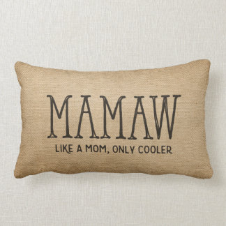 Jute-MaMaw wie eine Mutter, nur cooler Lendenkissen