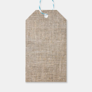 Jute Textile Geschenkanhänger