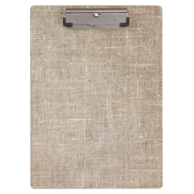 Jute Textile Klemmbrett (Vorderseite)