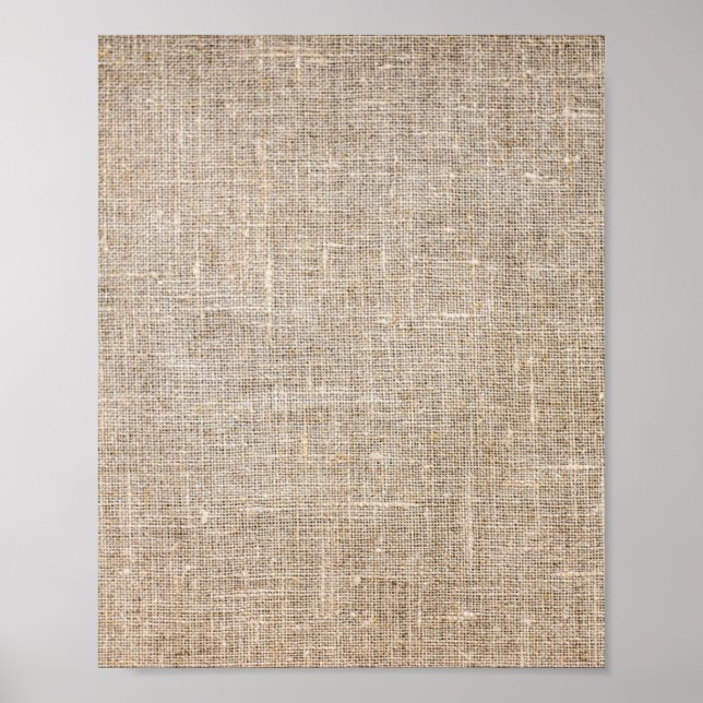 Jute Textile Poster (Vorne)