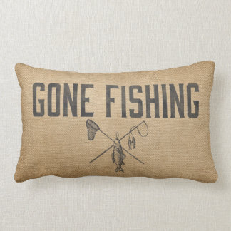 Jute Vintage Fischfang Lendenkissen