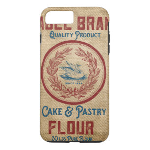 Jute-Vintage-Kuchenteig Mehl Sack Case-Mate iPhone Hülle