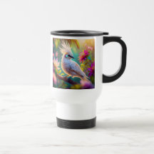 Juvenile Creush Feather Dove Fantasy Bird