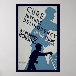Juvenile-Delinquenz heilen Poster
