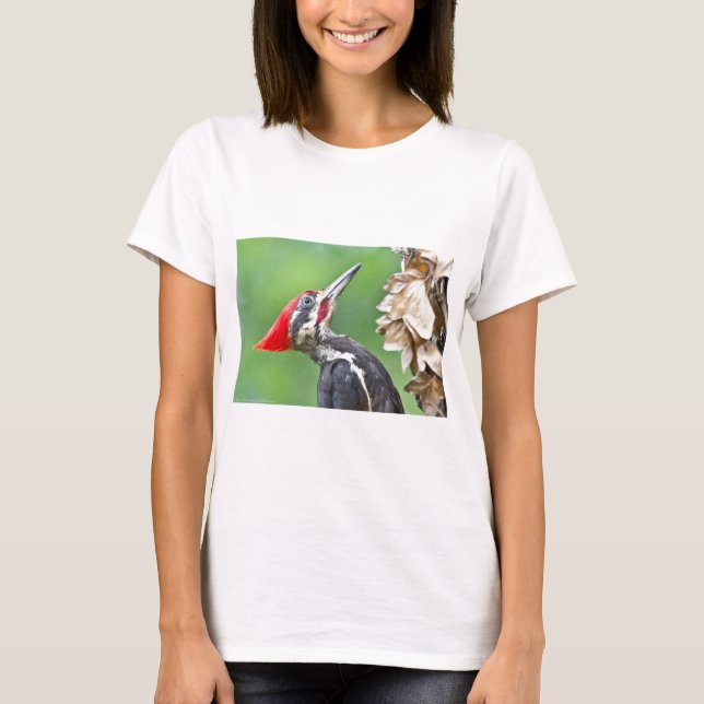 Juvenile Pileated Woodpecker Profile Geschenke App T-Shirt (Vorderseite)