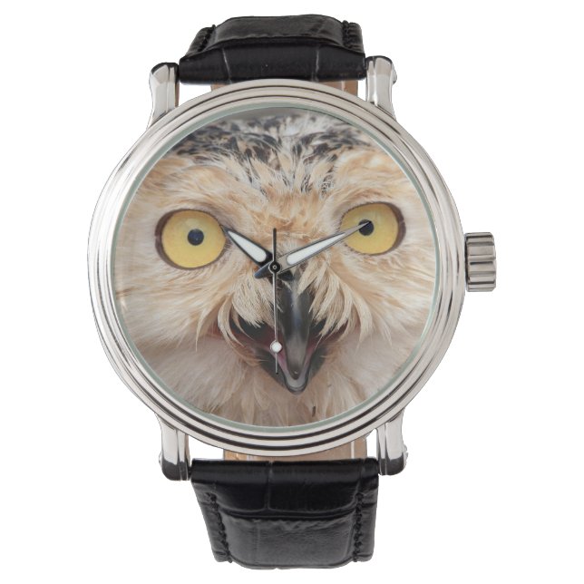 Juvenile Snowy Owl Watch Armbanduhr (Vorderseite)