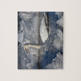 Juvenile Swan in Icey River Puzzle