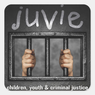 juvie Logo-Aufkleber-Quadrate Quadratischer Aufkleber