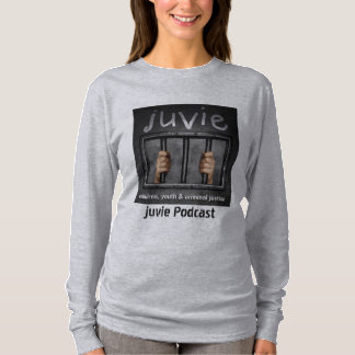 juvie Logo Lang-Sleeved T - Shirt-Grau T-Shirt