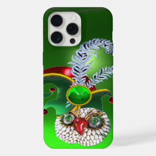 JUWEL-EULE, ELFENHUT, KLEE UND DIAMANTENFEDERN iPhone HÜLLE