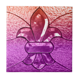 Juwel-Glas Lilien-Flor New Orleans Fliese