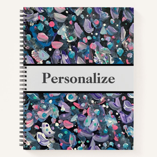 Juwel of the Sea Personalisiert Note Book Notizbuch (Vorderseite)