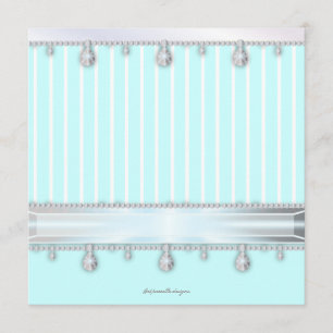 Juwel-Schein-Bonbon 16 Geburtstags-Party Einladung