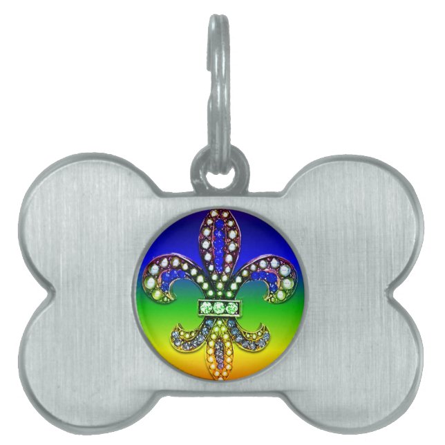 Juwel-Schein Lilien-Flor New Orleans Tiermarke (Vorderseite)