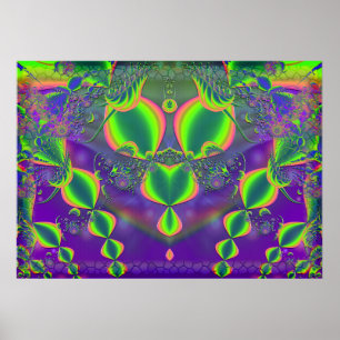 Juwelen Abstrakt Symmetrie Poster