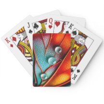 Juwelen auf einem feinen Flügel