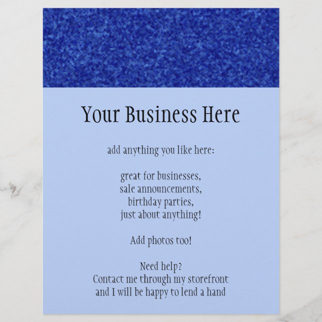 Juwelen - Sapphire-Flyer Flyer (Vorne)