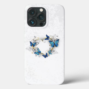 Juwelenherz mit Schmetterlingen Morpho Case-Mate iPhone Hülle