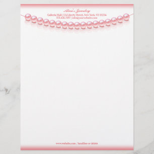 Juwelier Pearl Letterhead Briefbogen