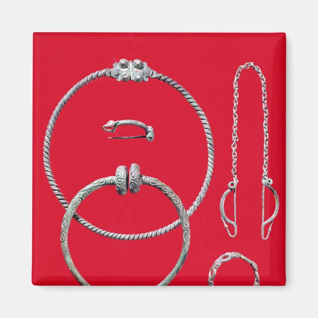 Juwelierauswahl, einschl. Brosche Magnet (Vorne)