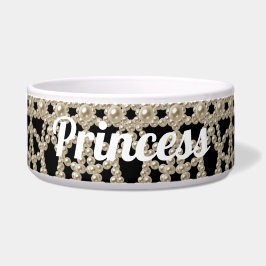 Juwelierpearls Princess Custom Keramik Pet Bowl Napf