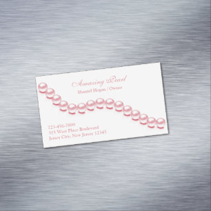 Juwelry Pearl Magnetische Visitenkarte