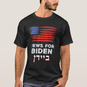 Juws For Biden 2020 Israel USA Hebräische Wahlen J T-Shirt