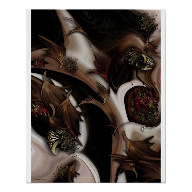 "Juxtaposed Nature", Glossy Poster (Vorderseite)