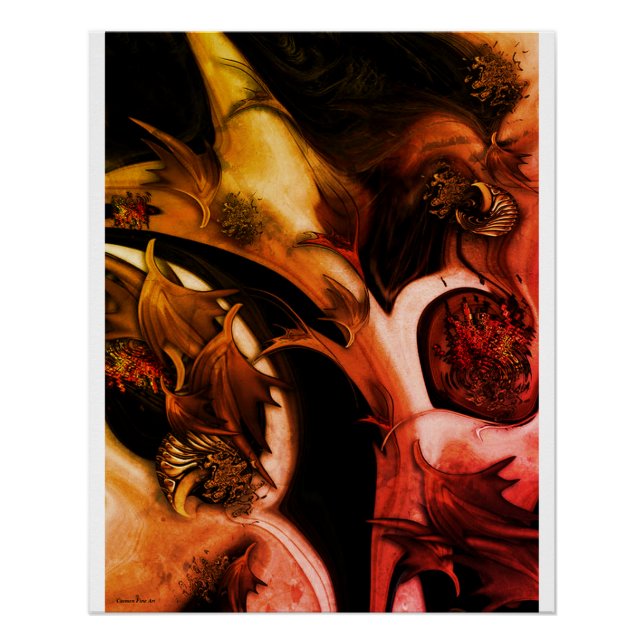 "Juxtaposed Nature", Glossy Poster (Vorderseite)