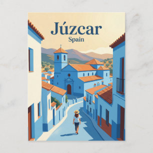 Júzcar Spanien Postkarte