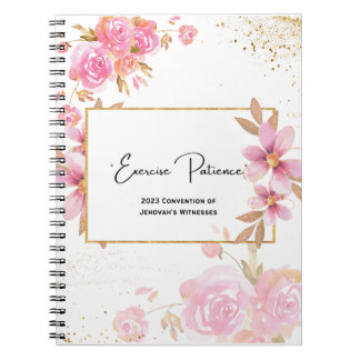 JW 2023 Exercise Patience Convention Notebook Notizblock