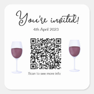 JW 2023 Memorial für Letter Writing Square Sticker