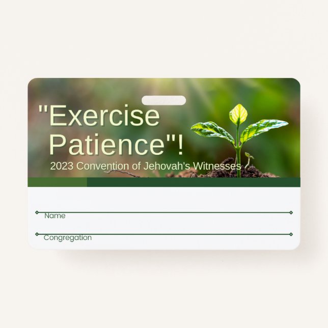 JW Abzeichen | 2023 Regional Conv English & Spanis Ausweis (Vorderseite)