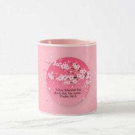 JW Apple Blossom Kaffee Cup mit 2025 Jahr Text Tasse
