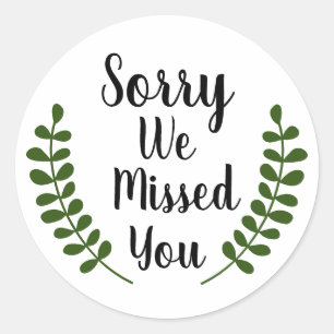 JW-Aufkleber Sorry, dass wir Ihre Ministeriumliefe Runder Aufkleber