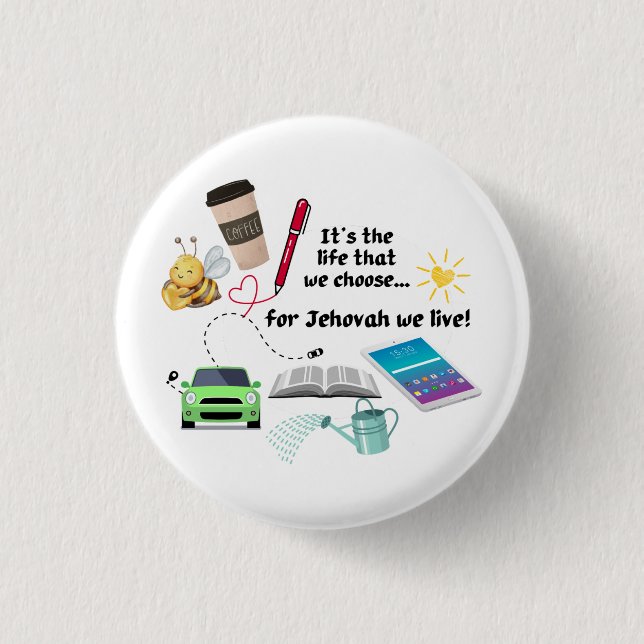 JW Button - Button für Pioniere (Vorderseite)