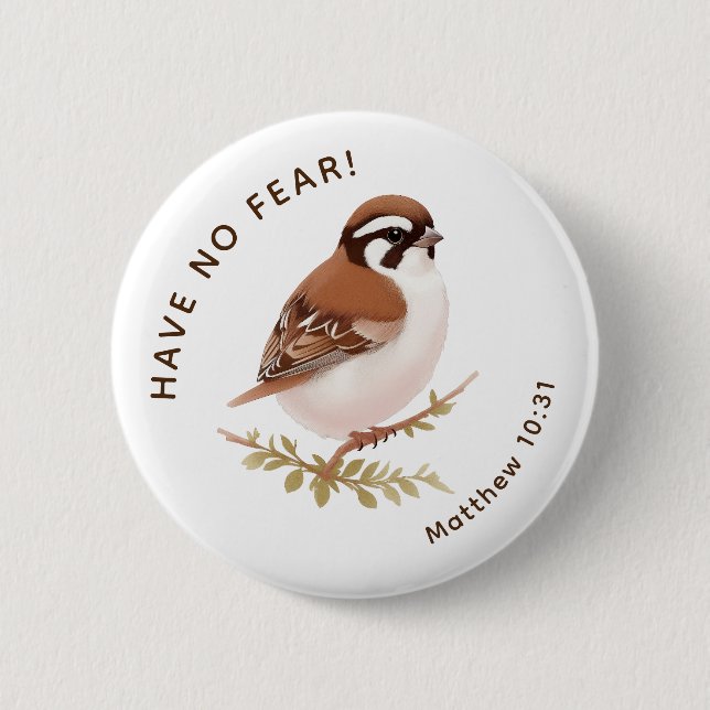 JW Button Button, haben keine Angst Little Sparrow (Vorderseite)