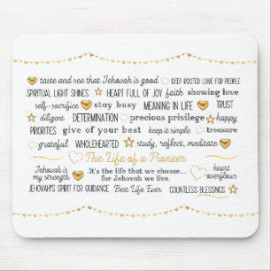 JW Das Leben eines Pioniers Mousepad