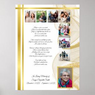 JW Funeral Memorial Service Poster Druck