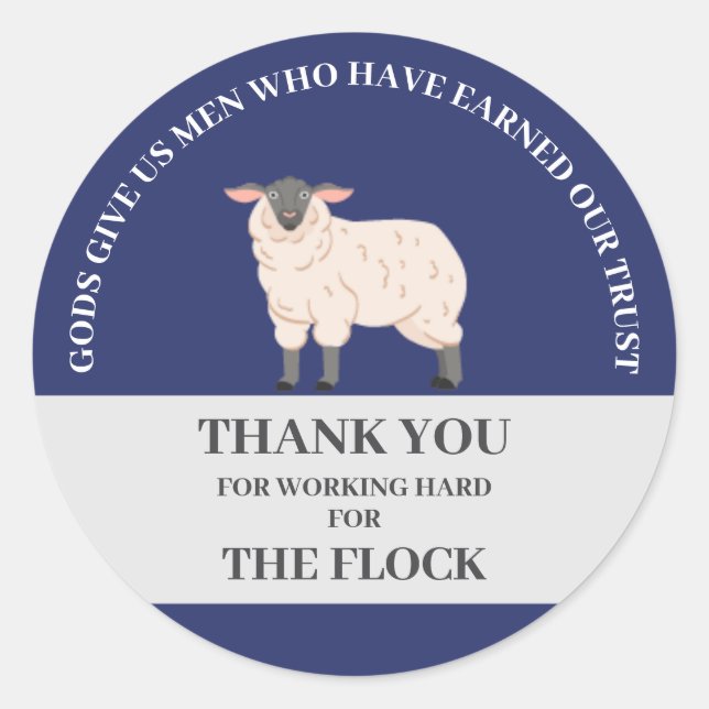 Jw Gifts Elders "Geschenke in Men" Runder Aufkleber (Vorderseite)