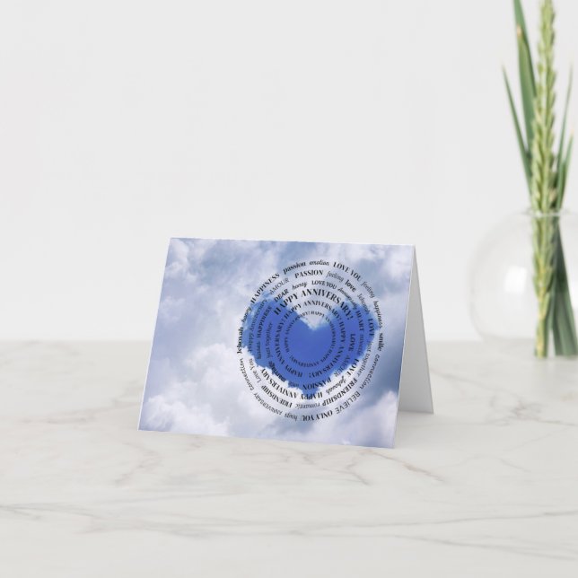 JW Happy Anniversary Card Dankeskarte (Vorderseite)