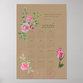 JW-Jahres-Text-Kalender anpassbar Poster
