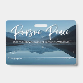 JW Keepake Convention Abzeichen Card | Gebirge Ausweis