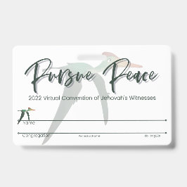 JW Keepake Convention Abzeichen Card | Pterodactyl Ausweis