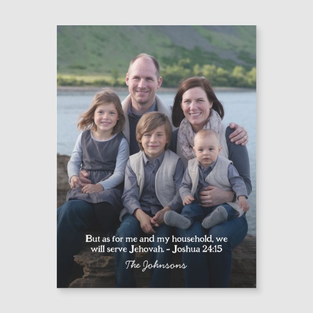 JW Magnetkarte Joshua 25:15 (Vorderseite)